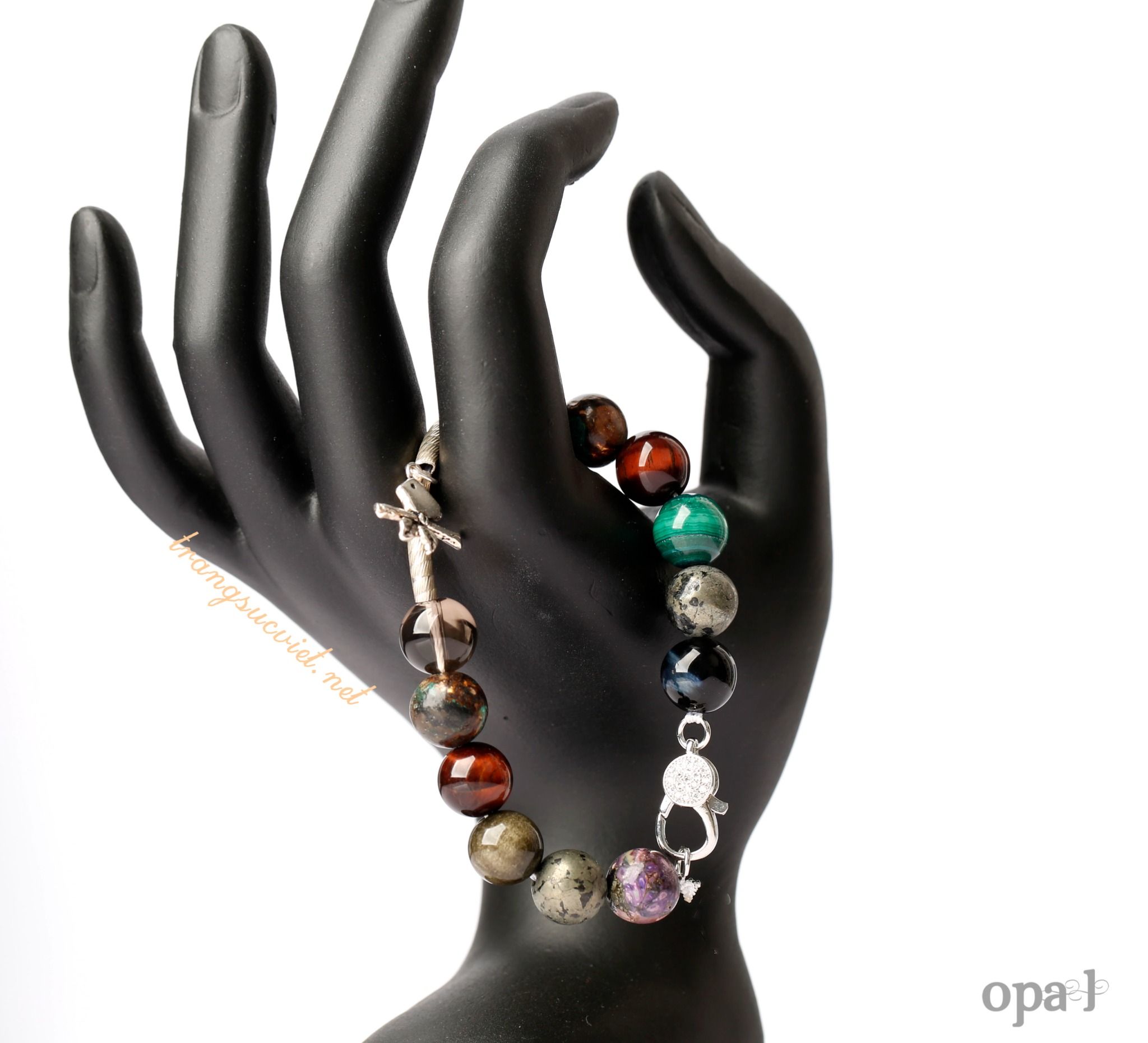 Vòng tay đá tự nhiên Handmade, các loại đá phong thủy, cá tính