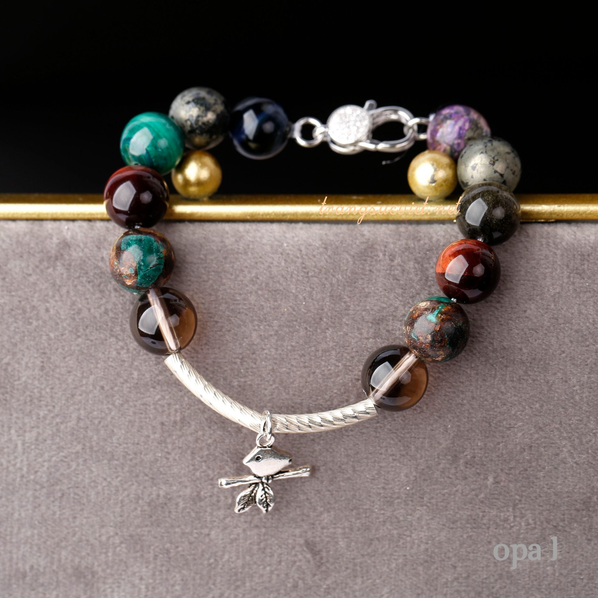 Vòng tay đá tự nhiên Handmade, các loại đá phong thủy, cá tính
