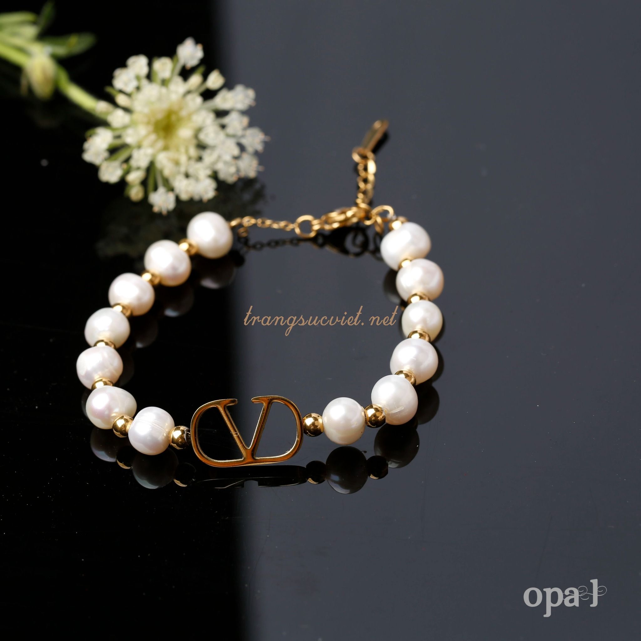 Vòng tay ngọc trai CD