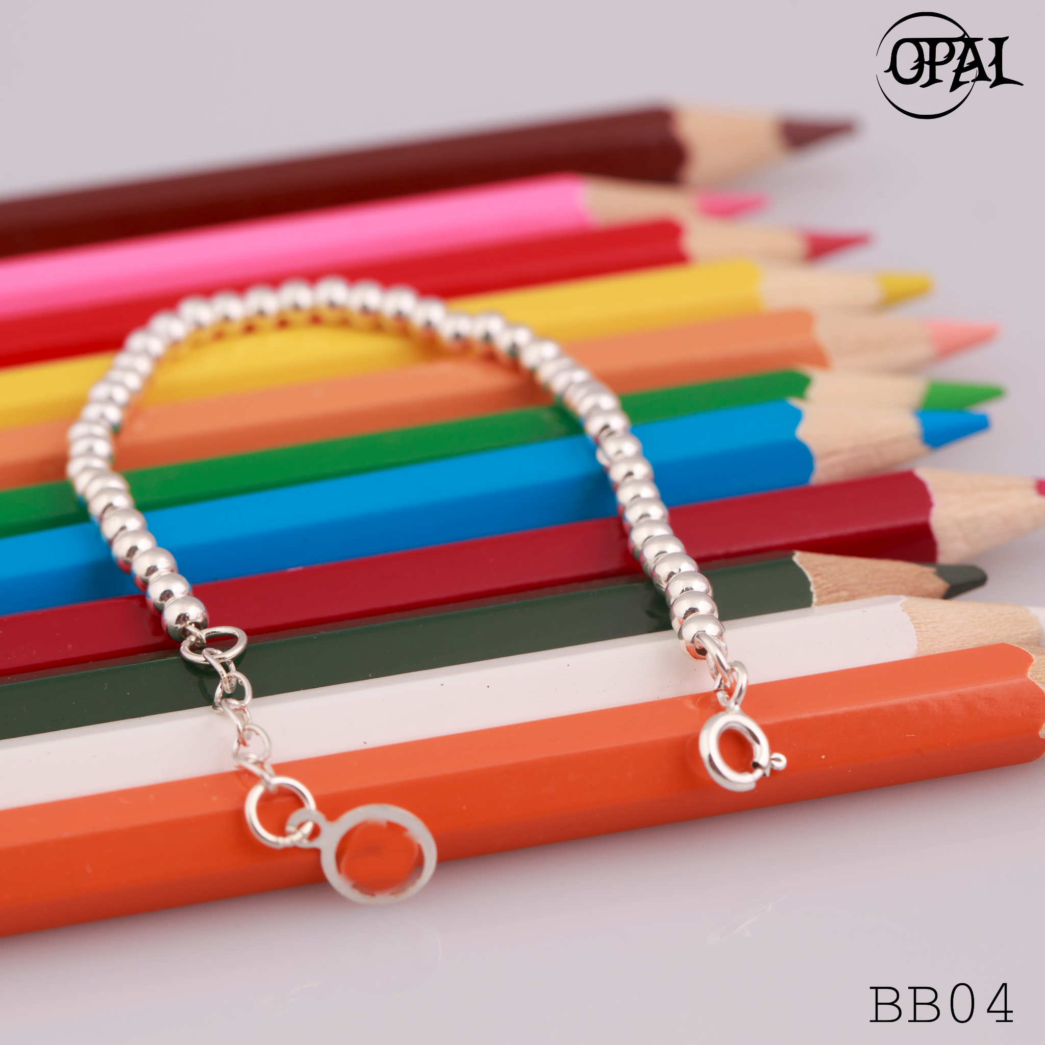 BB04 - Lắc tay bạc cho bé Opal