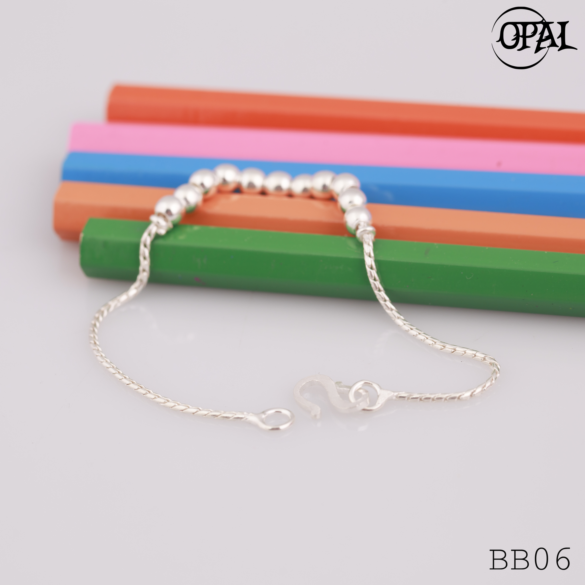BB06 - Lắc tay bạc cho bé Opal