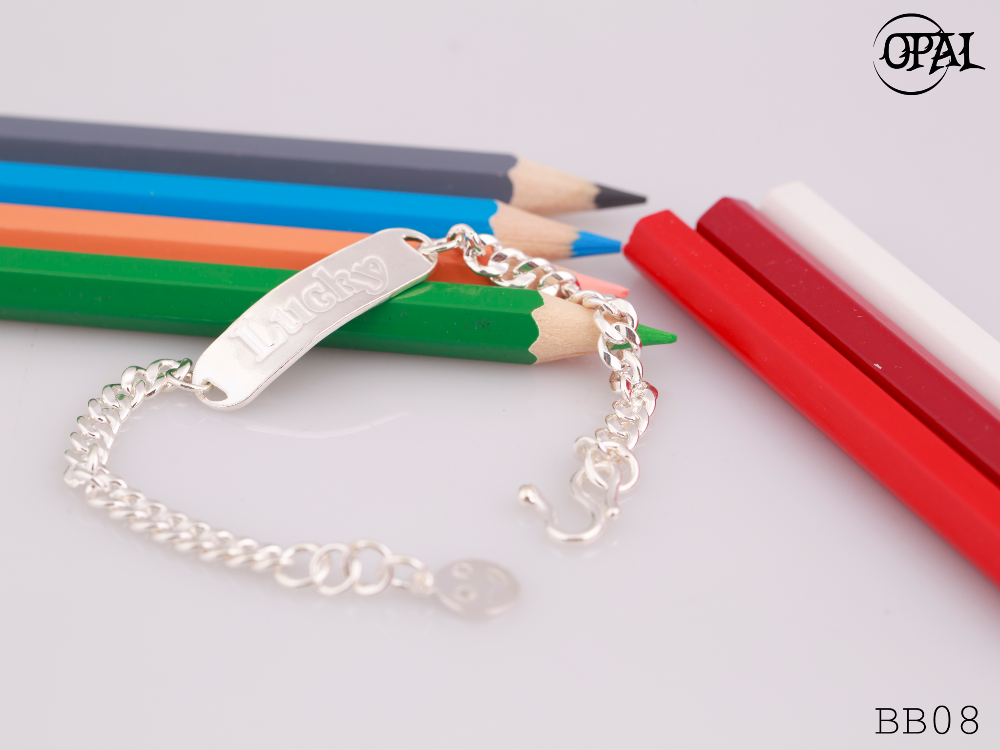 BB08 - Lắc tay bạc cho bé Opal