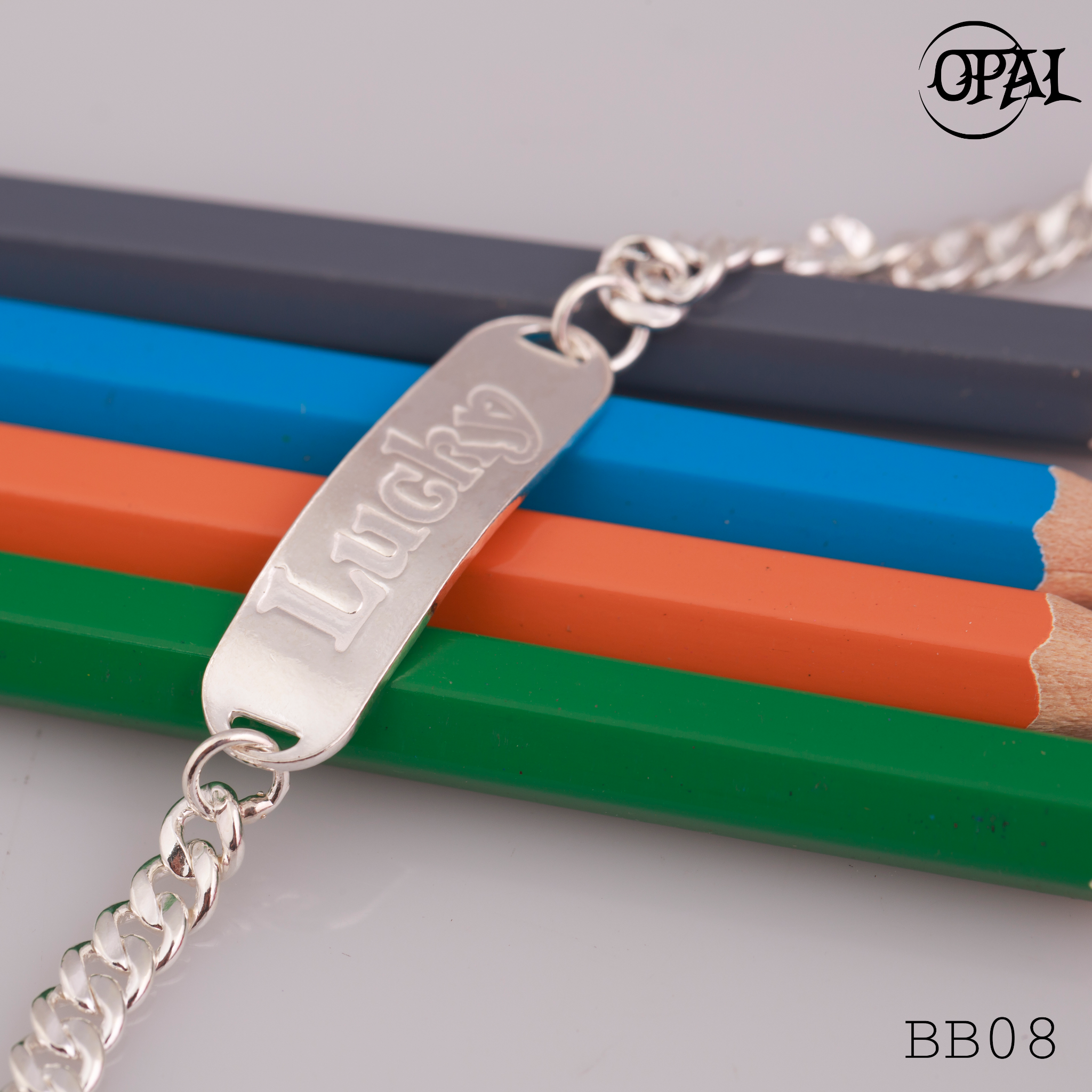 BB08 - Lắc tay bạc cho bé Opal