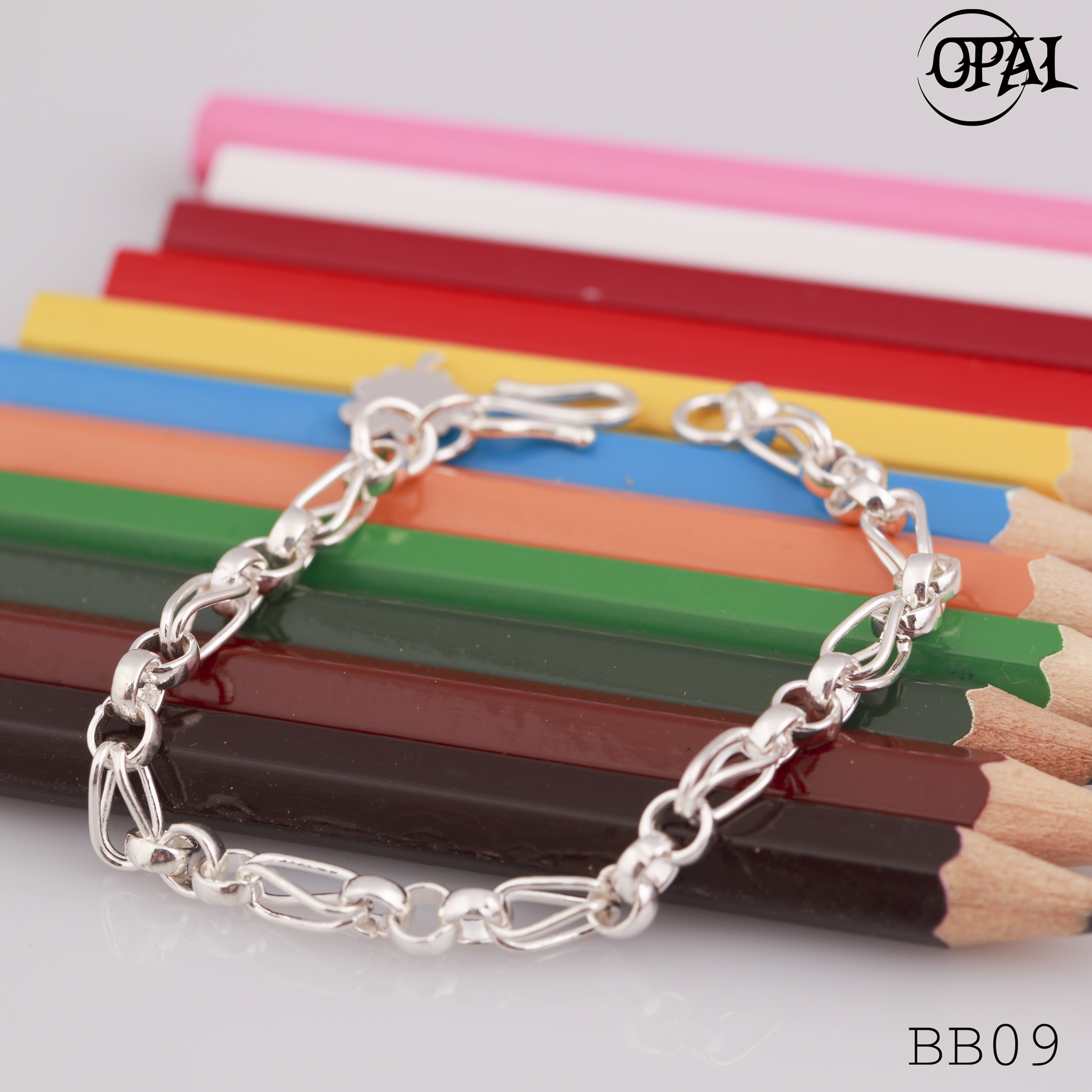 BB09 - Lắc tay bạc cho bé Opal