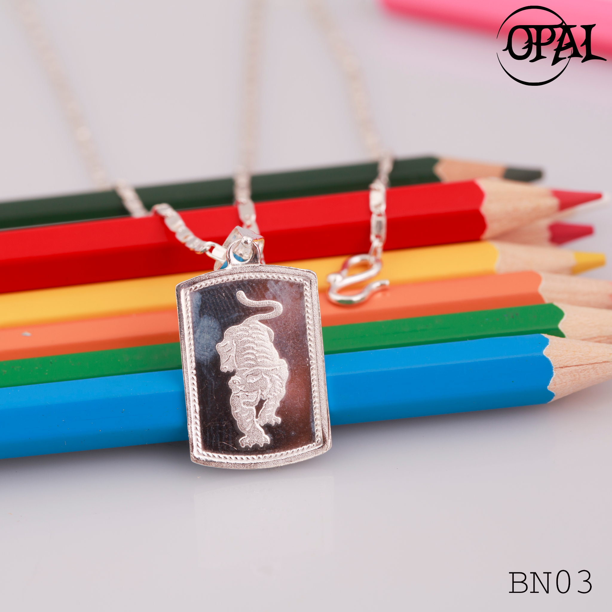 BN03- Dây chuyền bạc dành cho bé Opal