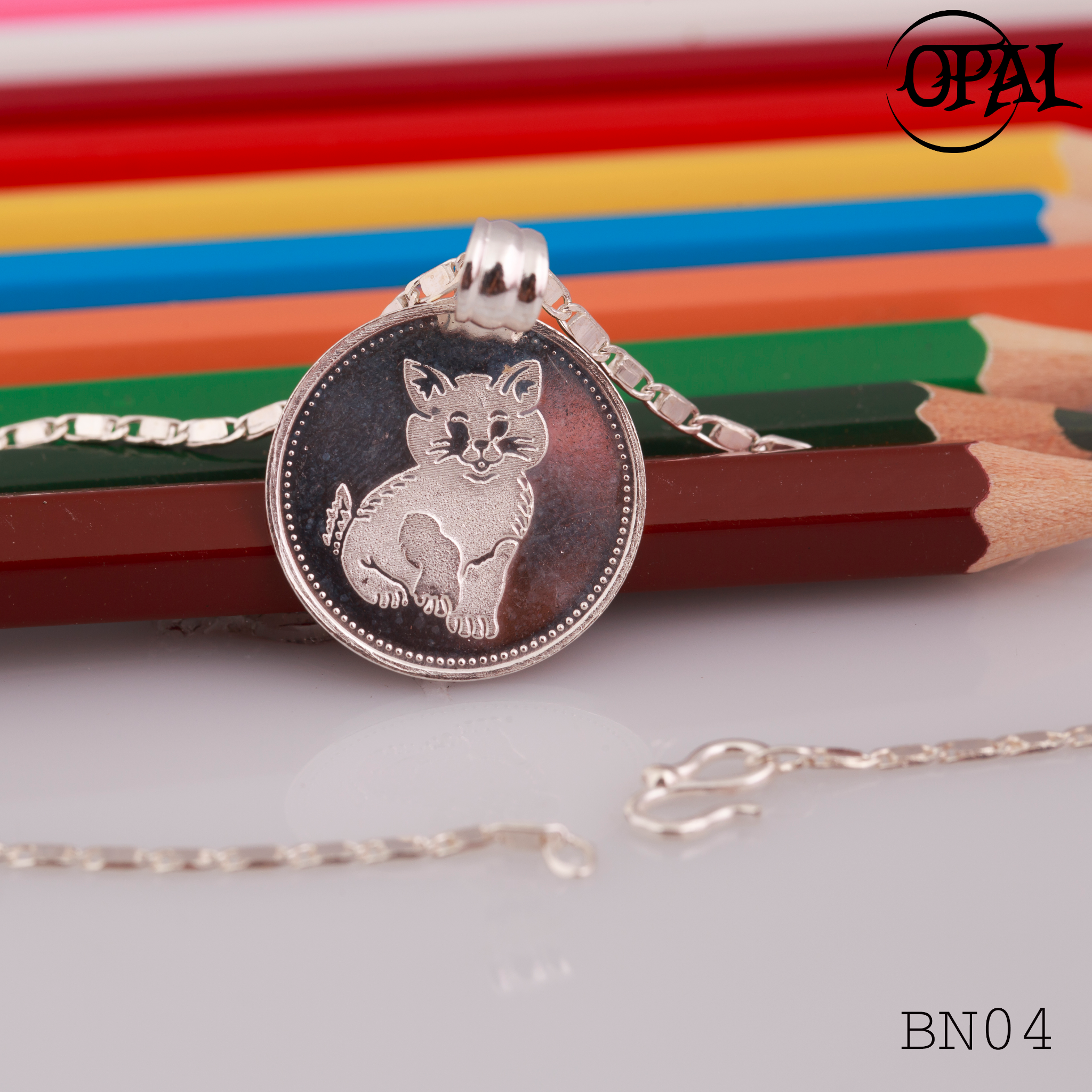 BN04- Dây chuyền bạc dành cho bé Opal