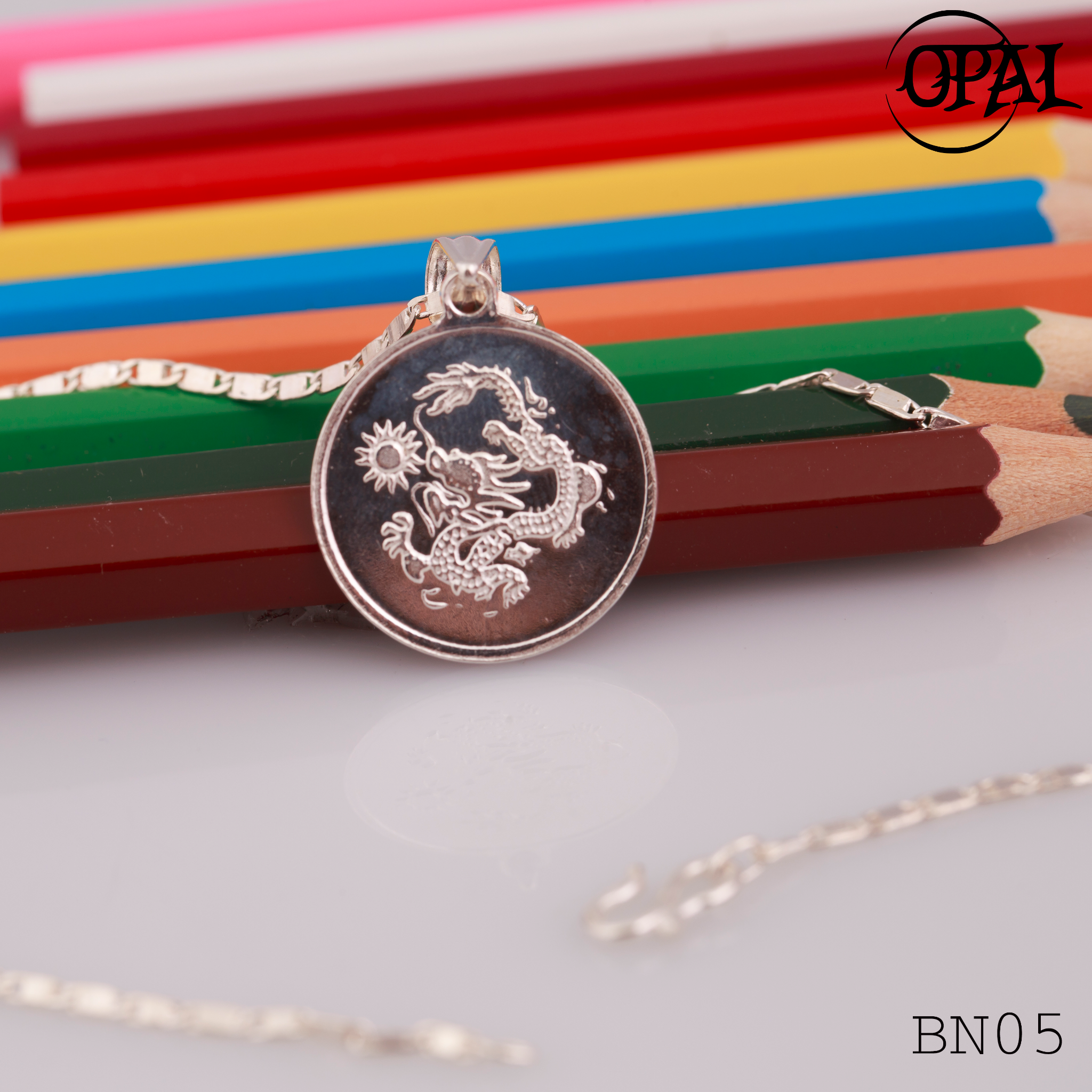 BN05- Dây chuyền bạc dành cho bé Opal