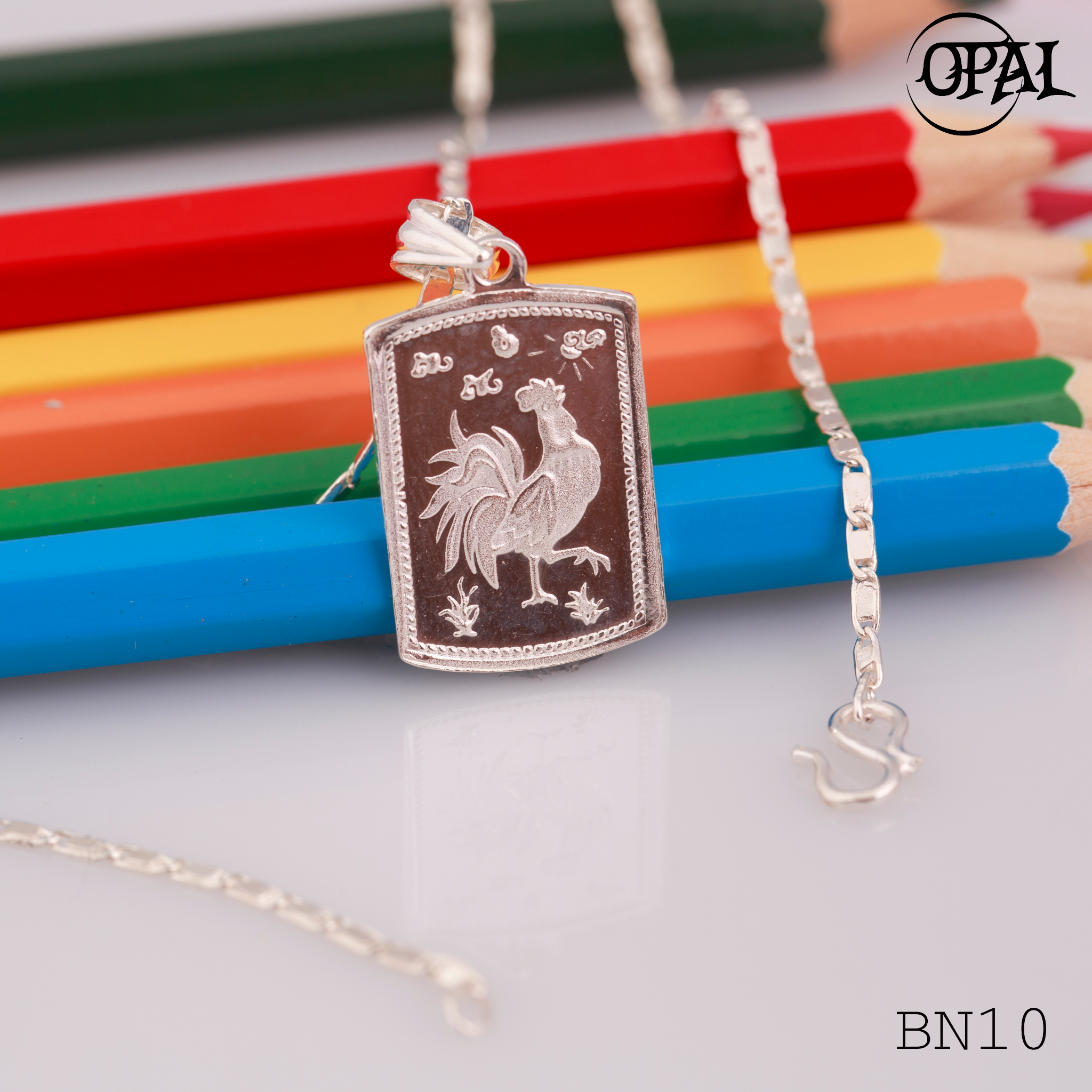 BN10- Dây chuyền bạc dành cho bé Opal