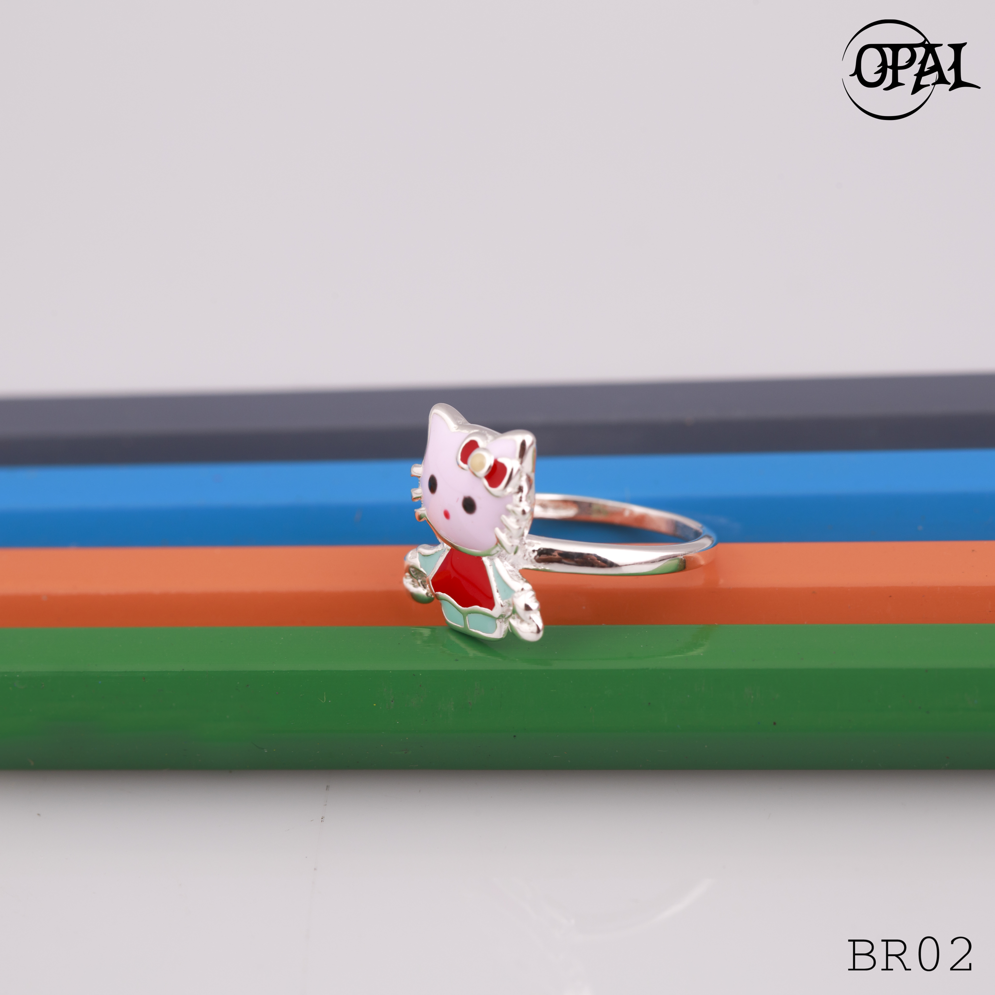 BR02- Nhẫn bạc dành cho bé Opal