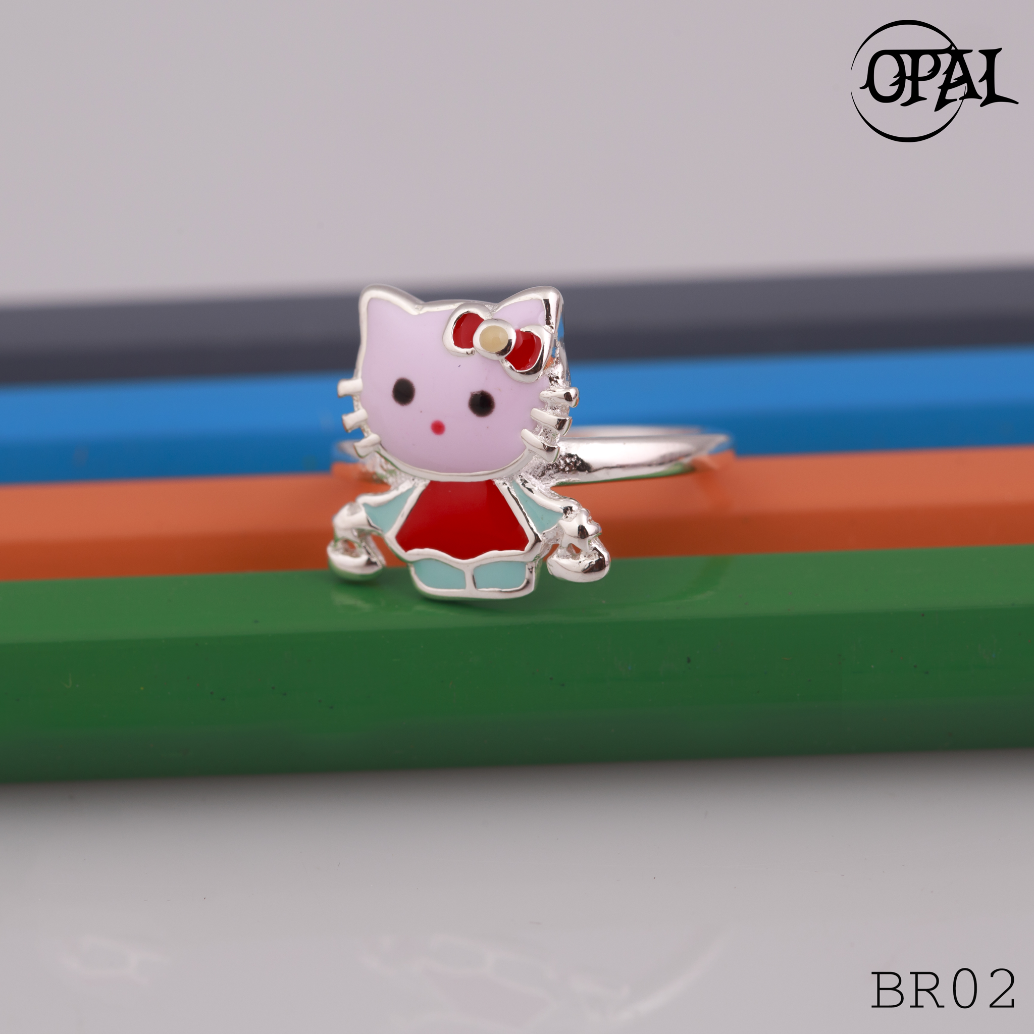 BR02- Nhẫn bạc dành cho bé Opal