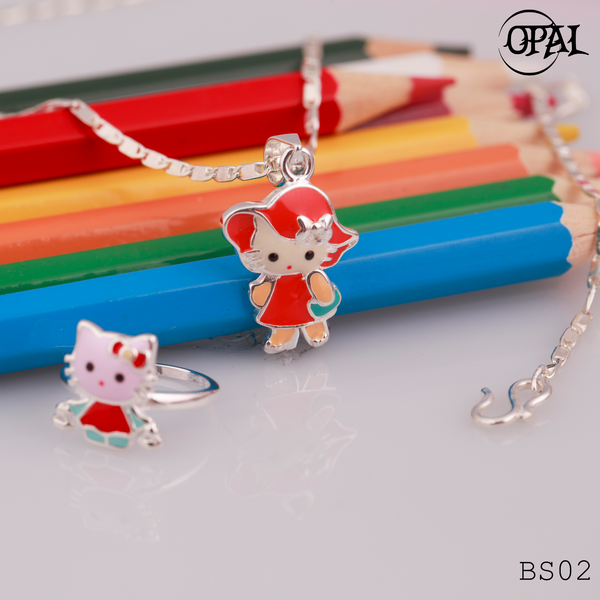  BS02- Bộ trang sức dành cho bé yêu Opal 