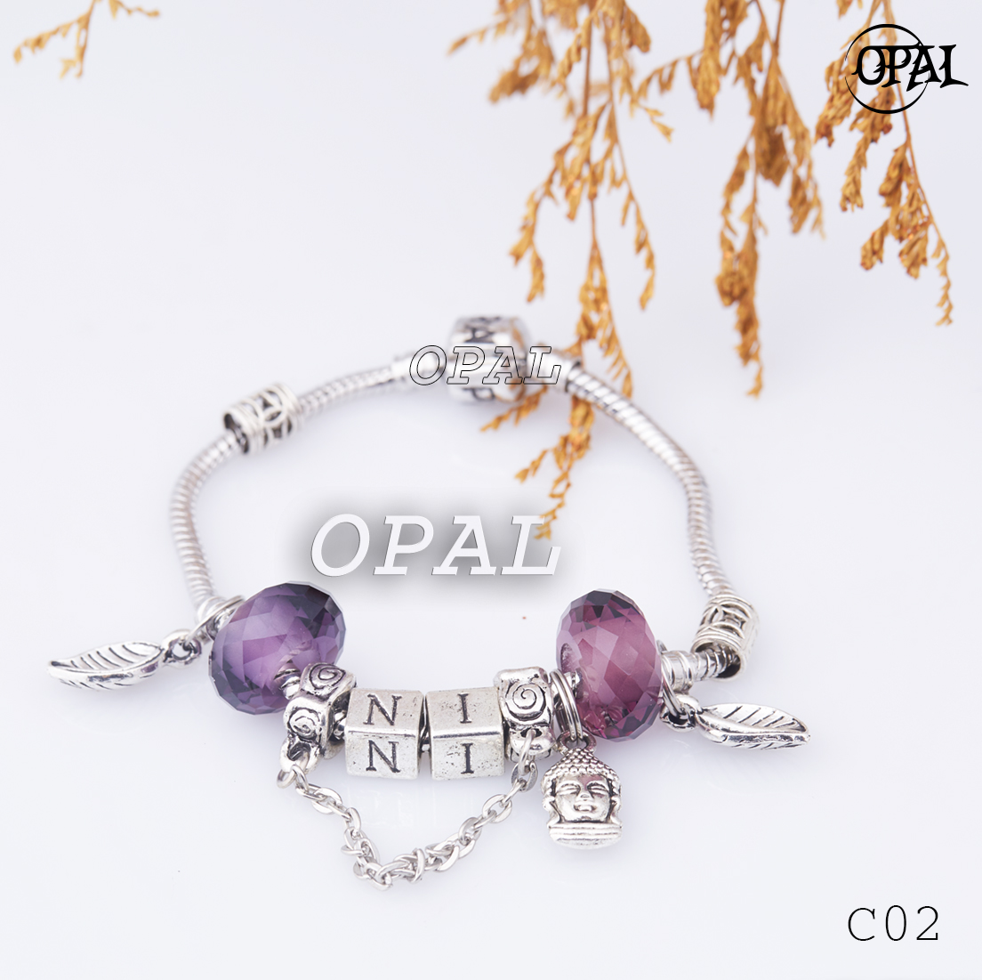 C02 - Vòng tay charm OPAL