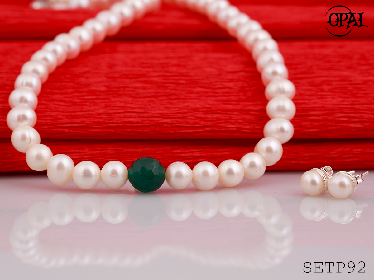 SETP92-Bộ trang sức ngọc trai OPAL
