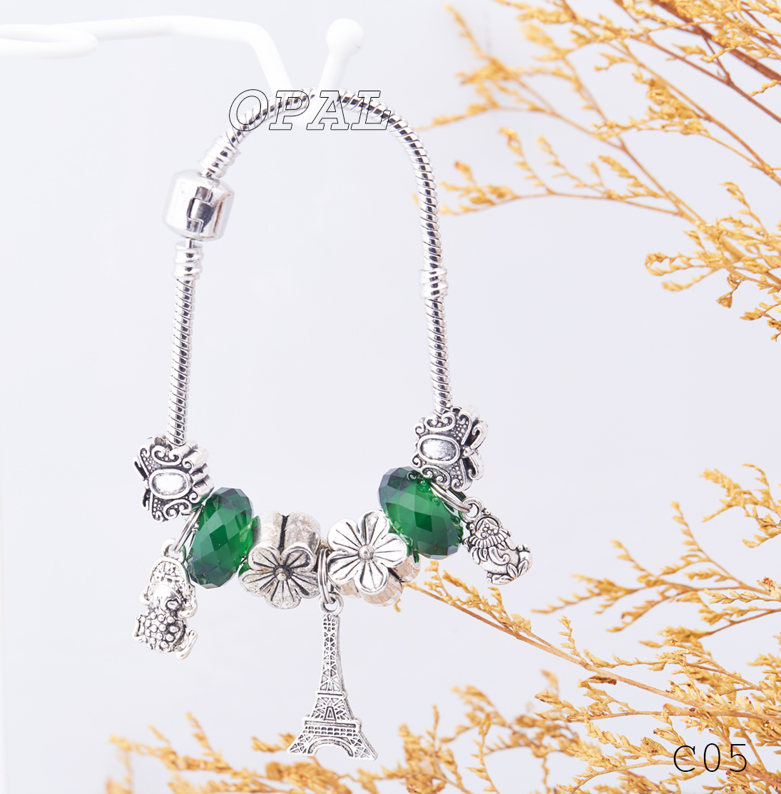 C05 - Vòng tay charm OPAL