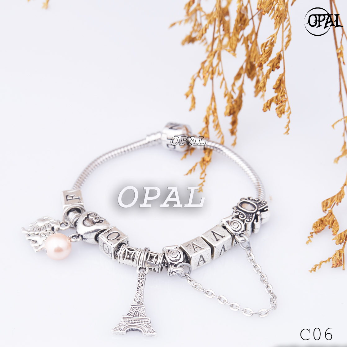C06- Vòng tay charm OPAL