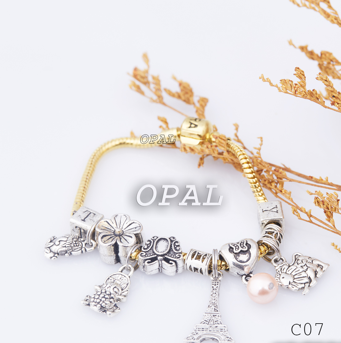 C07- Vòng tay charm OPAL