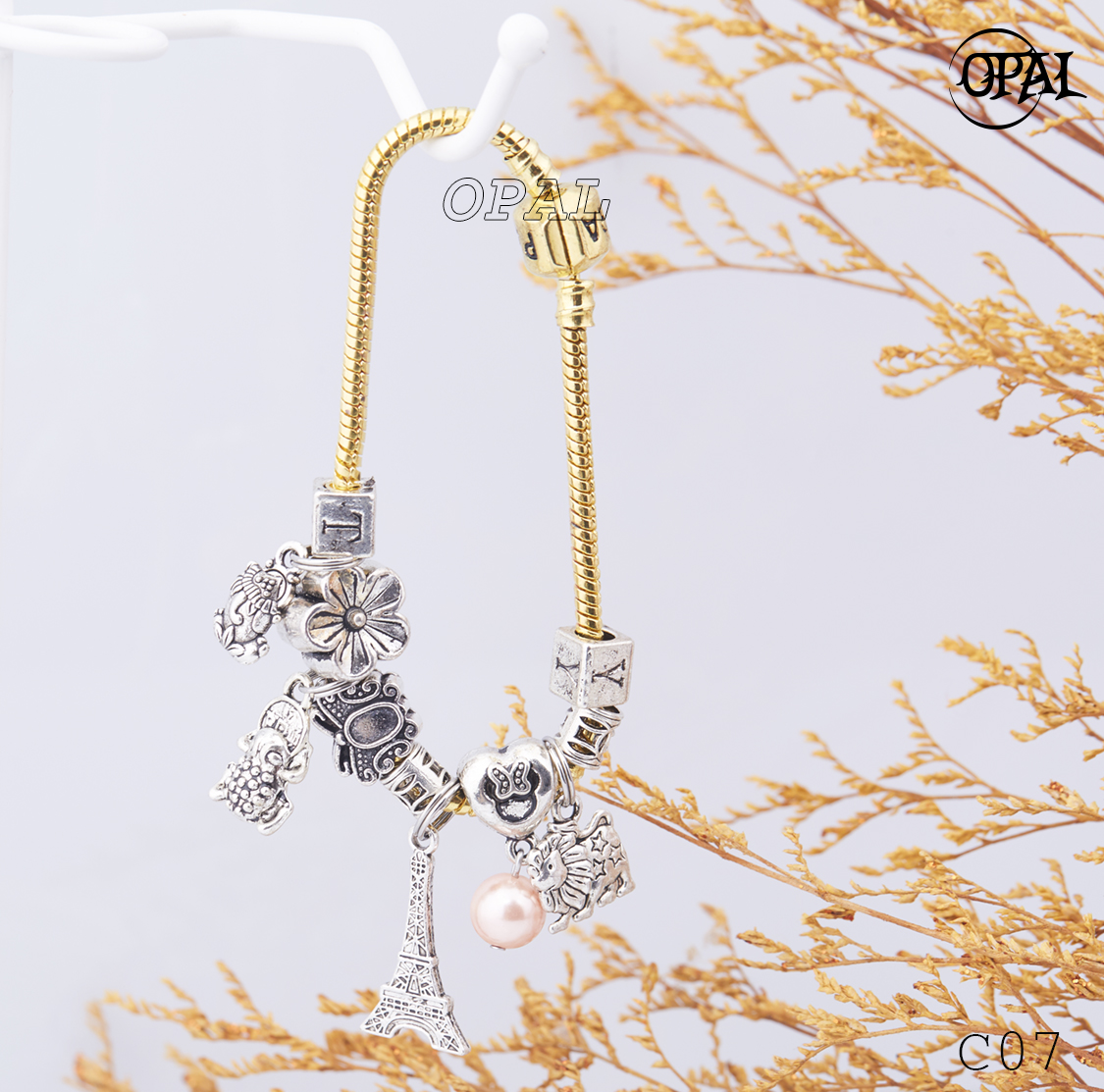 C07- Vòng tay charm OPAL