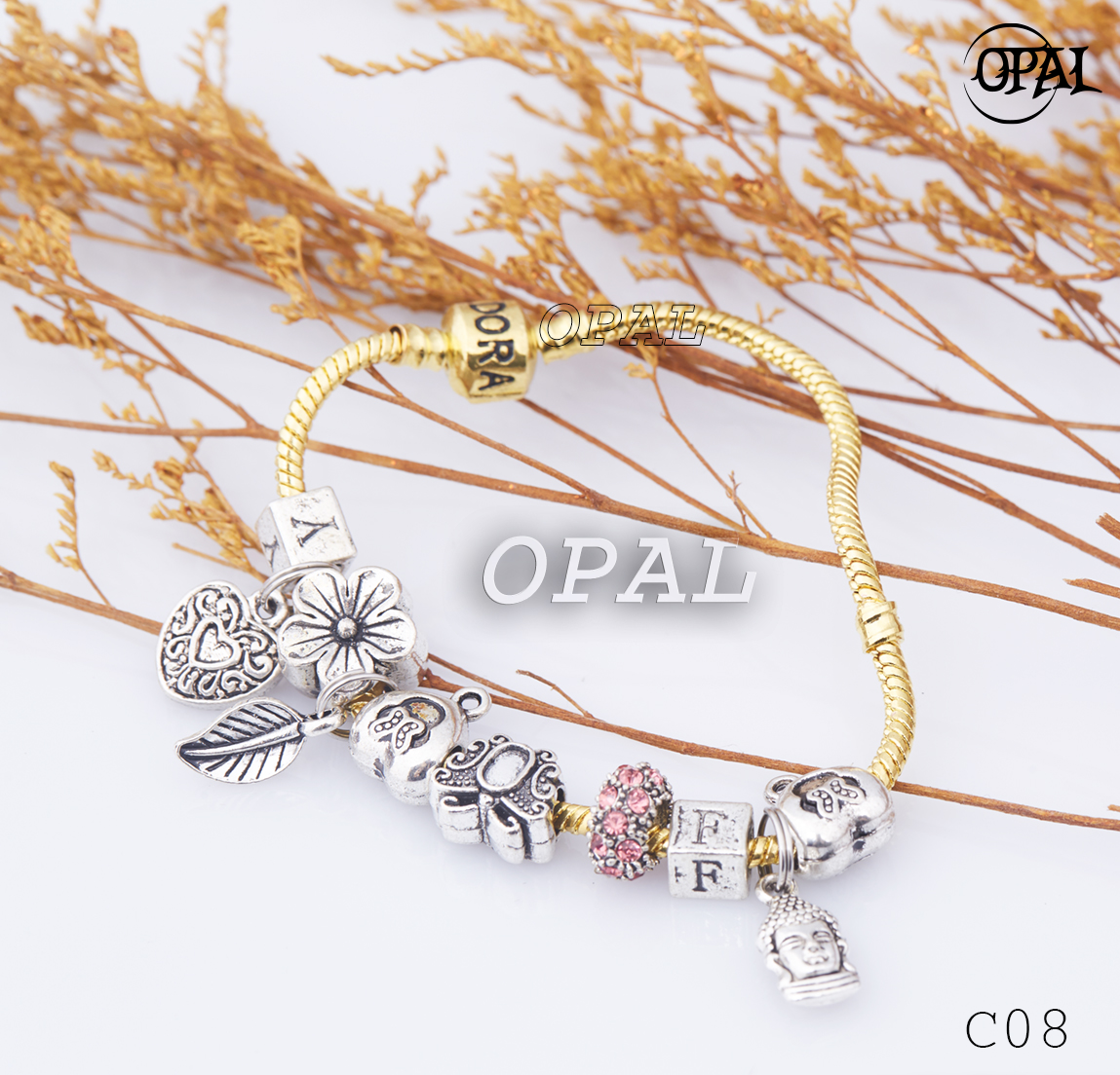 C08- Vòng tay charm OPAL