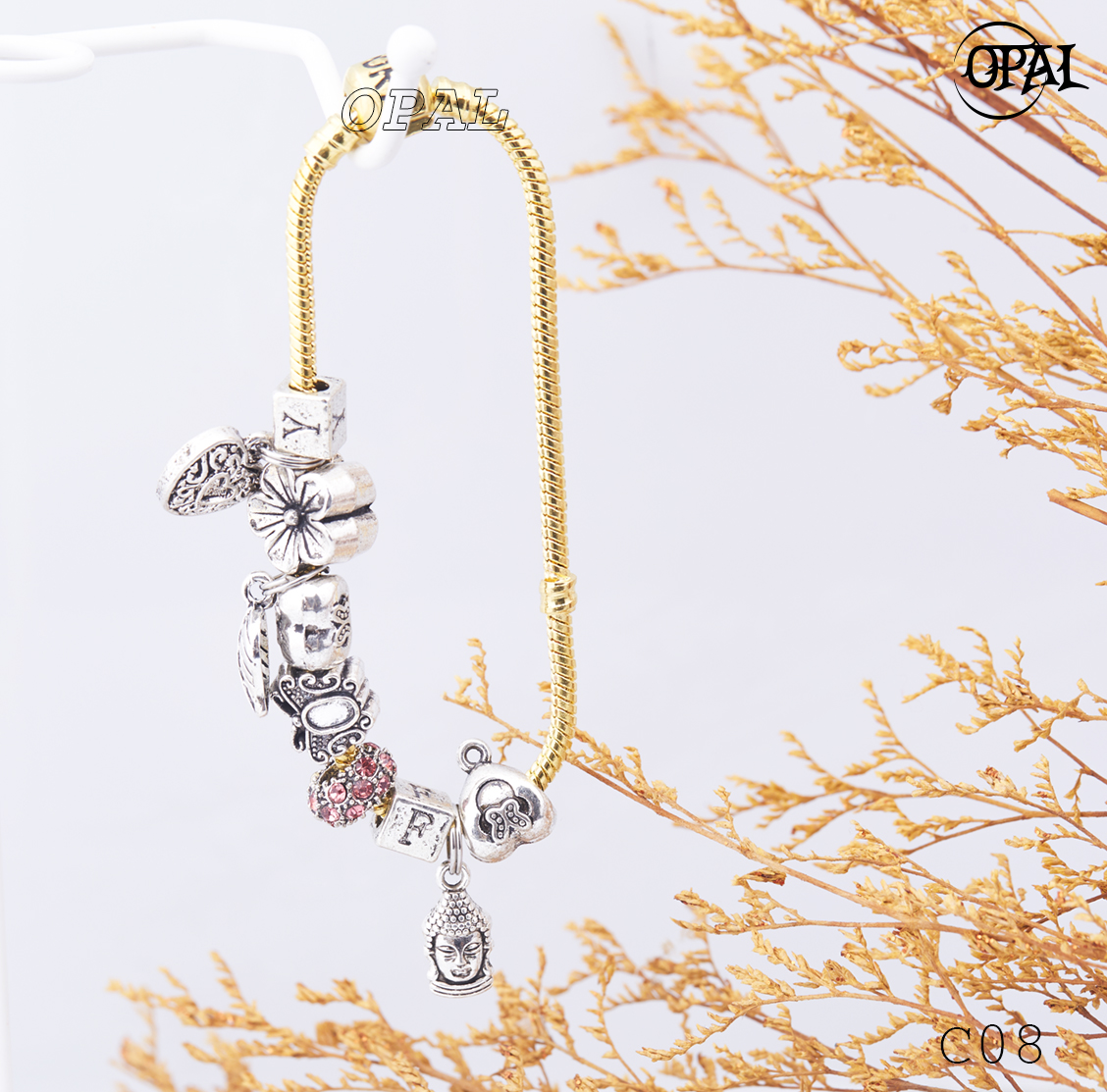 C08- Vòng tay charm OPAL