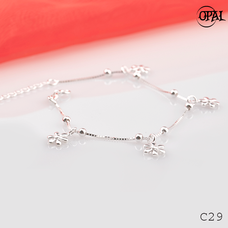 C29- Lắc tay bạc OPAL