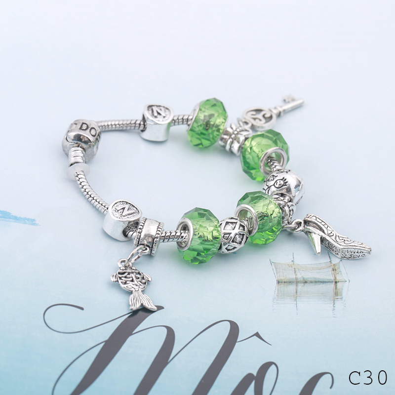 C30- Vòng tay charm Opal