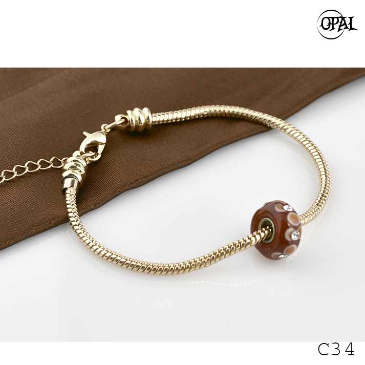C34- Vòng tay charm Opal