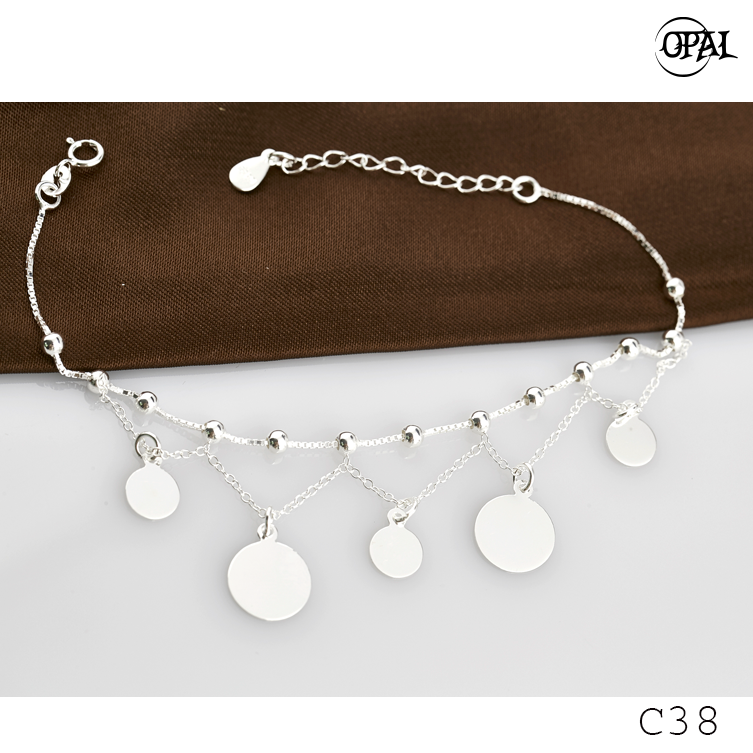 C38- Lắc tay bạc OPAL