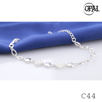 C44- Lắc tay bạc OPAL