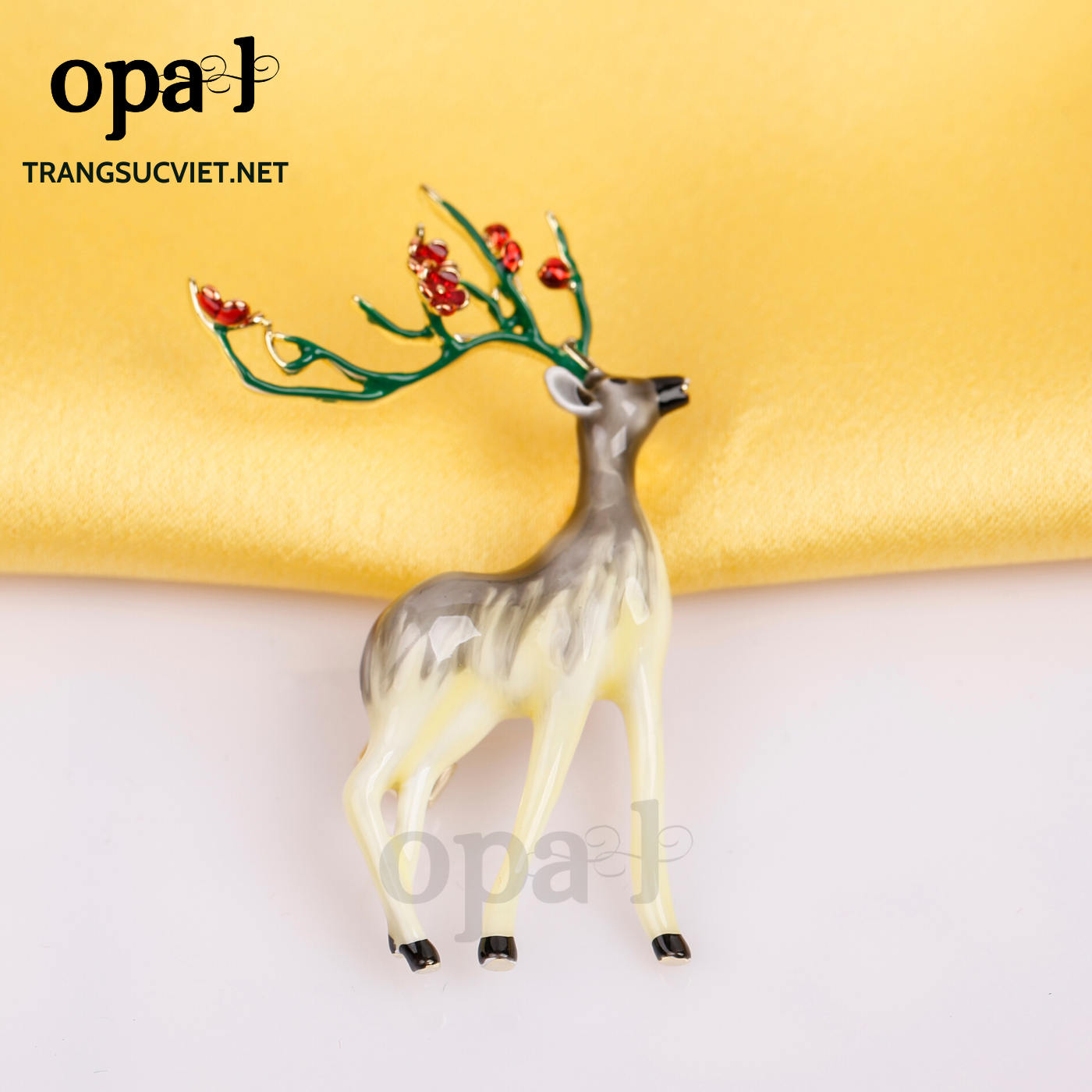 Cài áo hình hươu thương hiệu OPAL