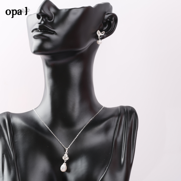  Bộ dây chuyền và hoa tai ngọc trai thương hiệu Opal HT2 