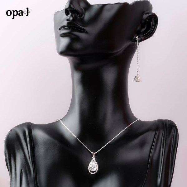  Bộ dây chuyền và hoa tai ngọc trai thương hiệu Opal HT2 