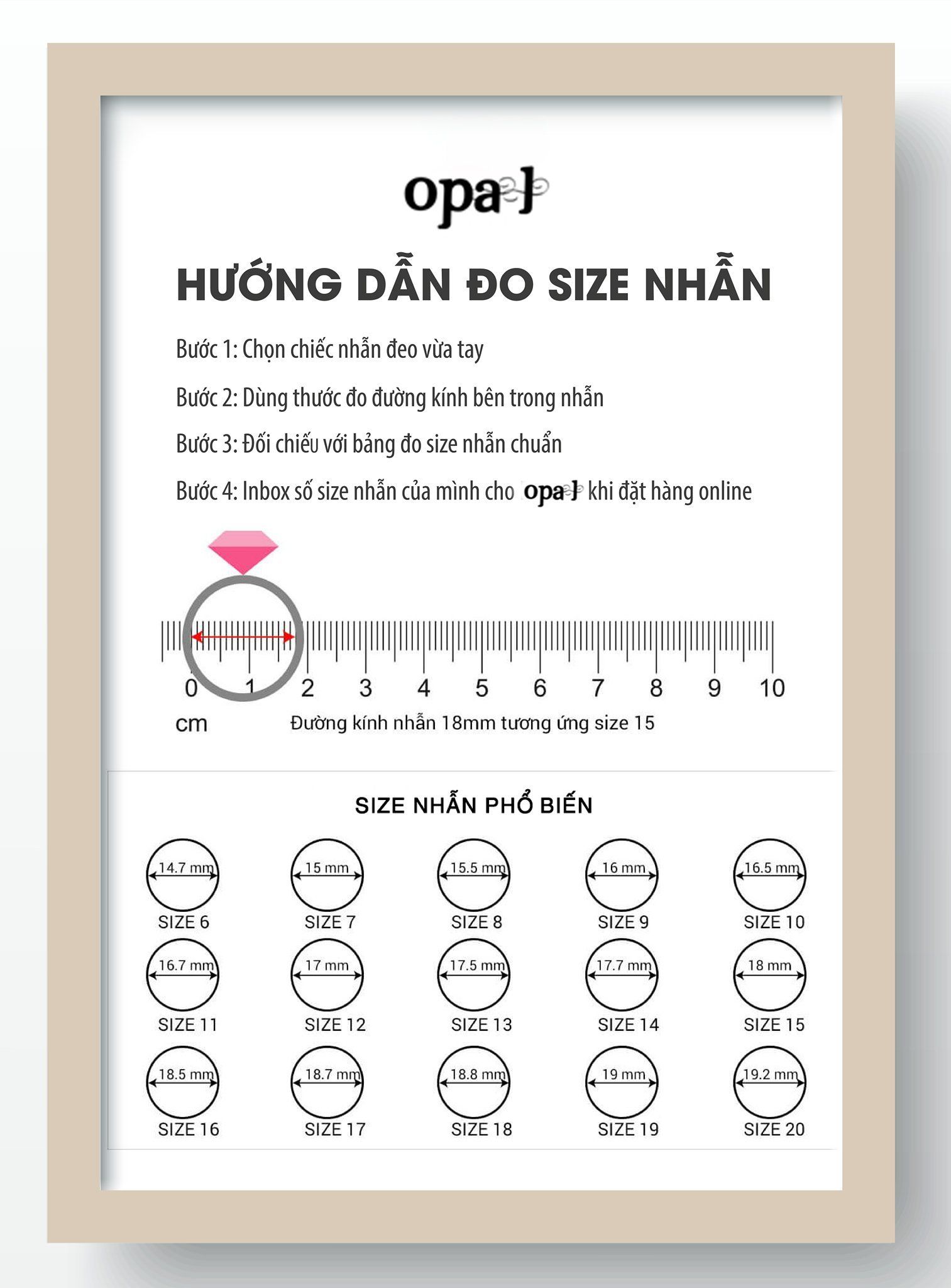 Nhẫn Ngọc Trai Opal