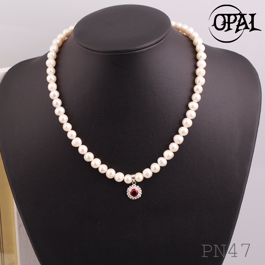 PN47- Chuỗi vòng cổ ngọc trai OPAL