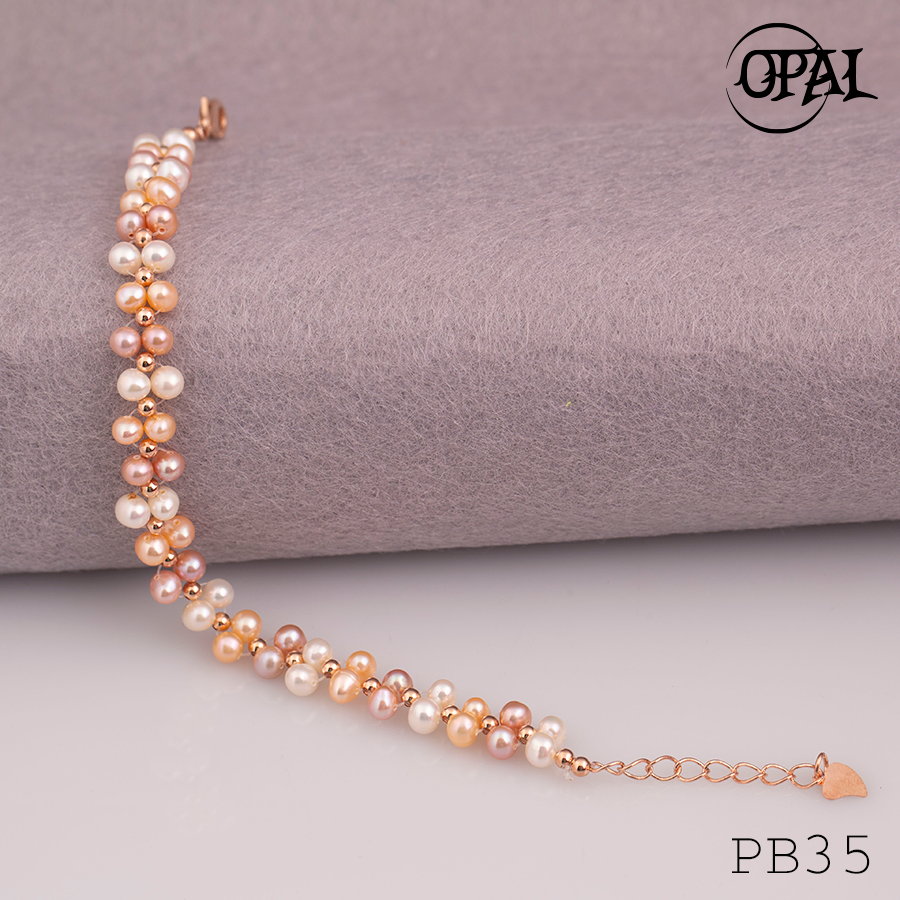 PB35- Chuỗi vòng tay ngọc trai OPAL