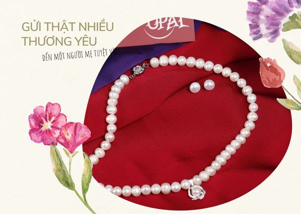  BỘ NGỌC TRAI DÀNH TẶNG MẸ  MÙA VU LAN 