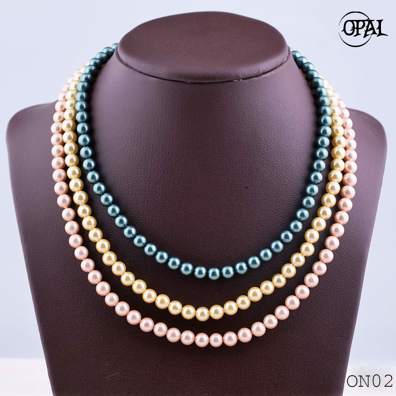 ON02- Chuỗi vòng cổ Ngọc ốc OPAL