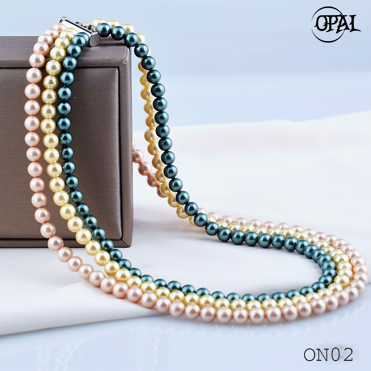 ON02- Chuỗi vòng cổ Ngọc ốc OPAL
