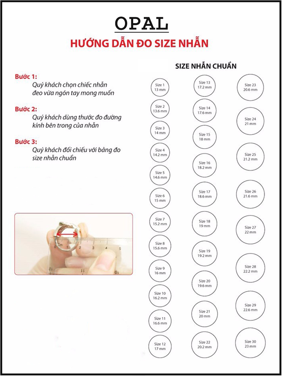 RM21 - Nhẫn bạc nam đính đá OPAL