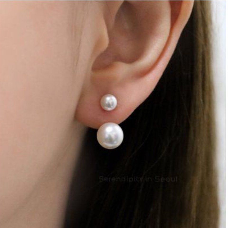 Hoa tai ngọc trai Opal mang phong cách Pháp