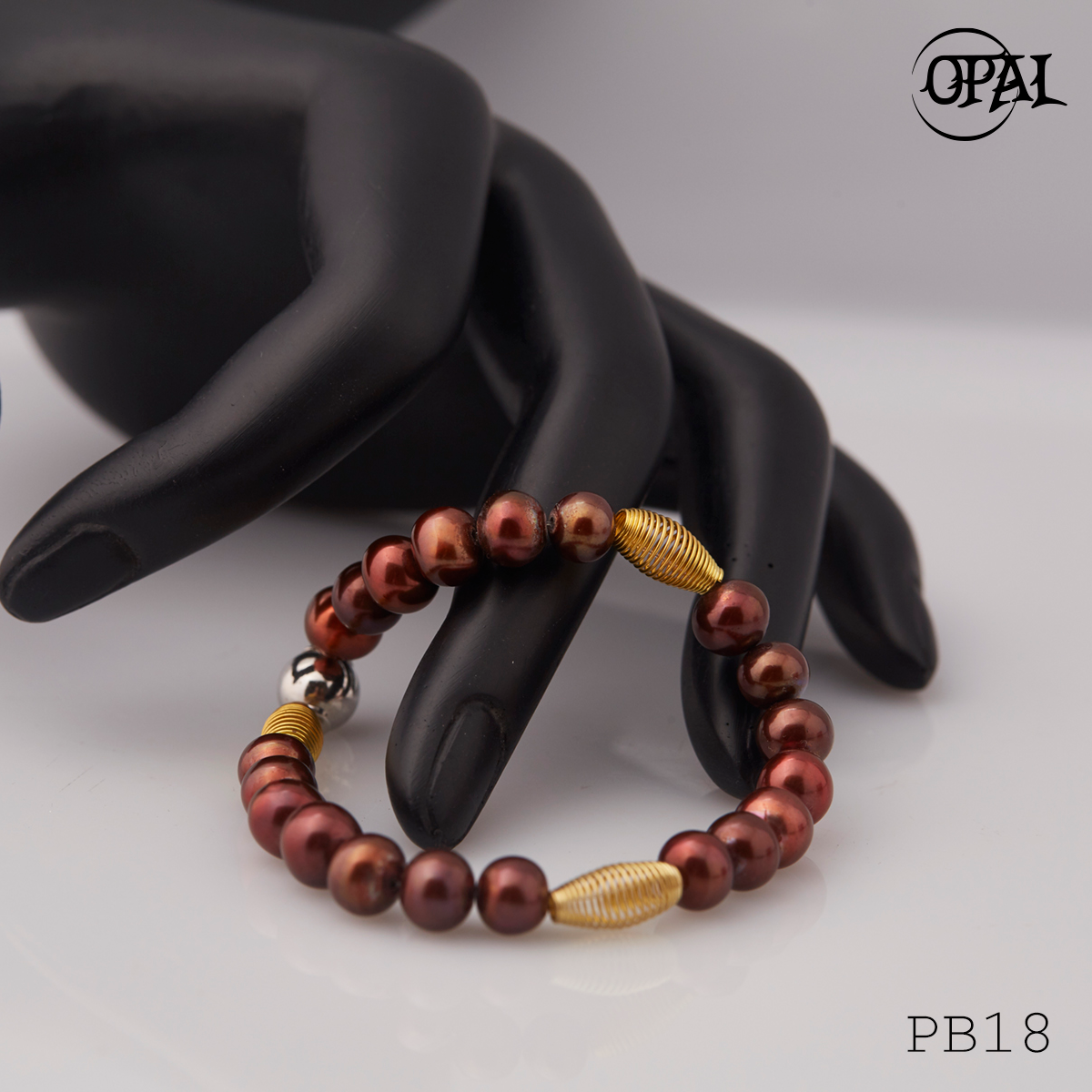 PB18 - Chuỗi vòng tay ngọc trai OPAL