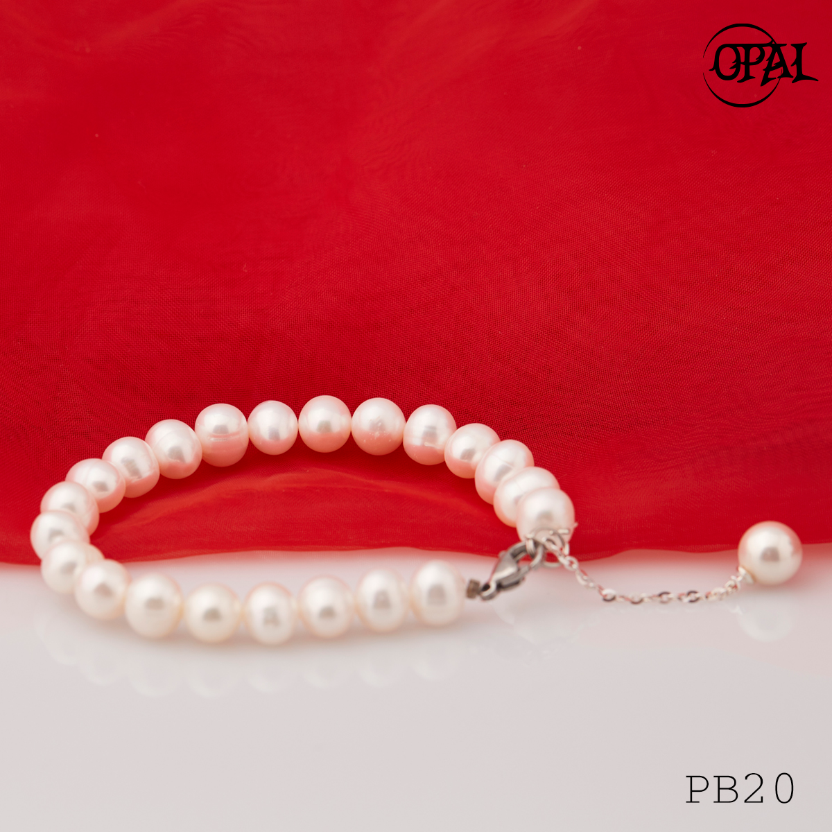 PB20 - Chuỗi vòng tay ngọc trai OPAL
