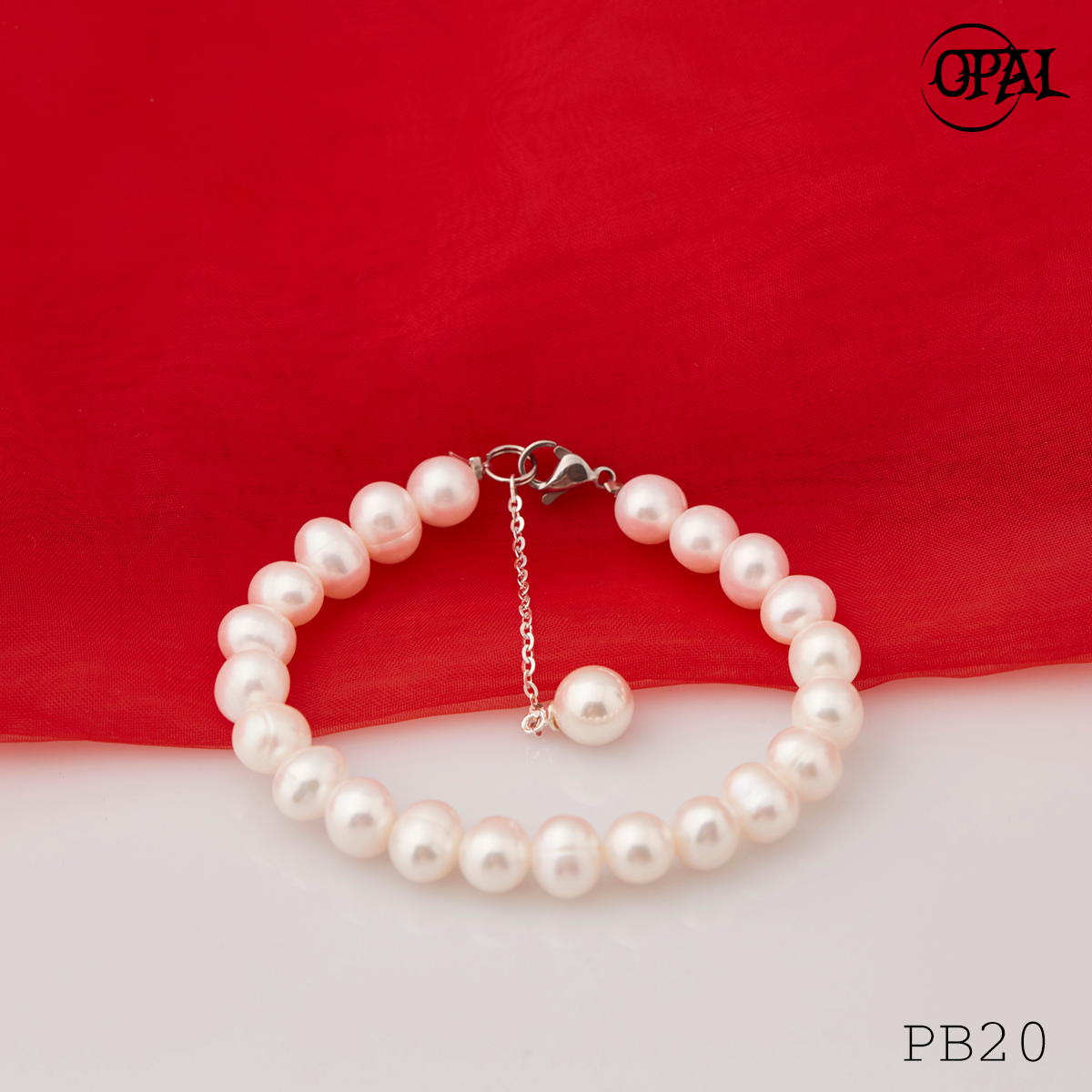 PB20 - Chuỗi vòng tay ngọc trai OPAL
