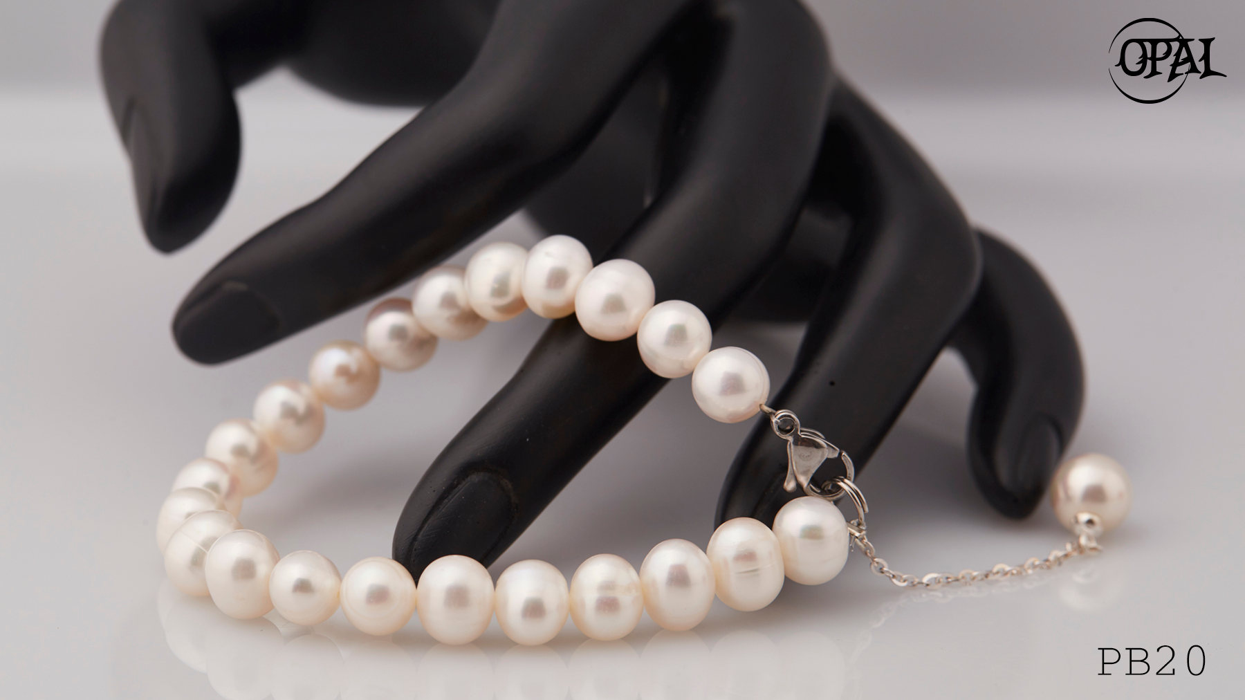 PB20 - Chuỗi vòng tay ngọc trai OPAL