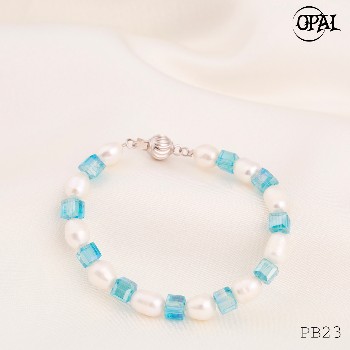 PB23 - Chuỗi vòng tay ngọc trai OPAL