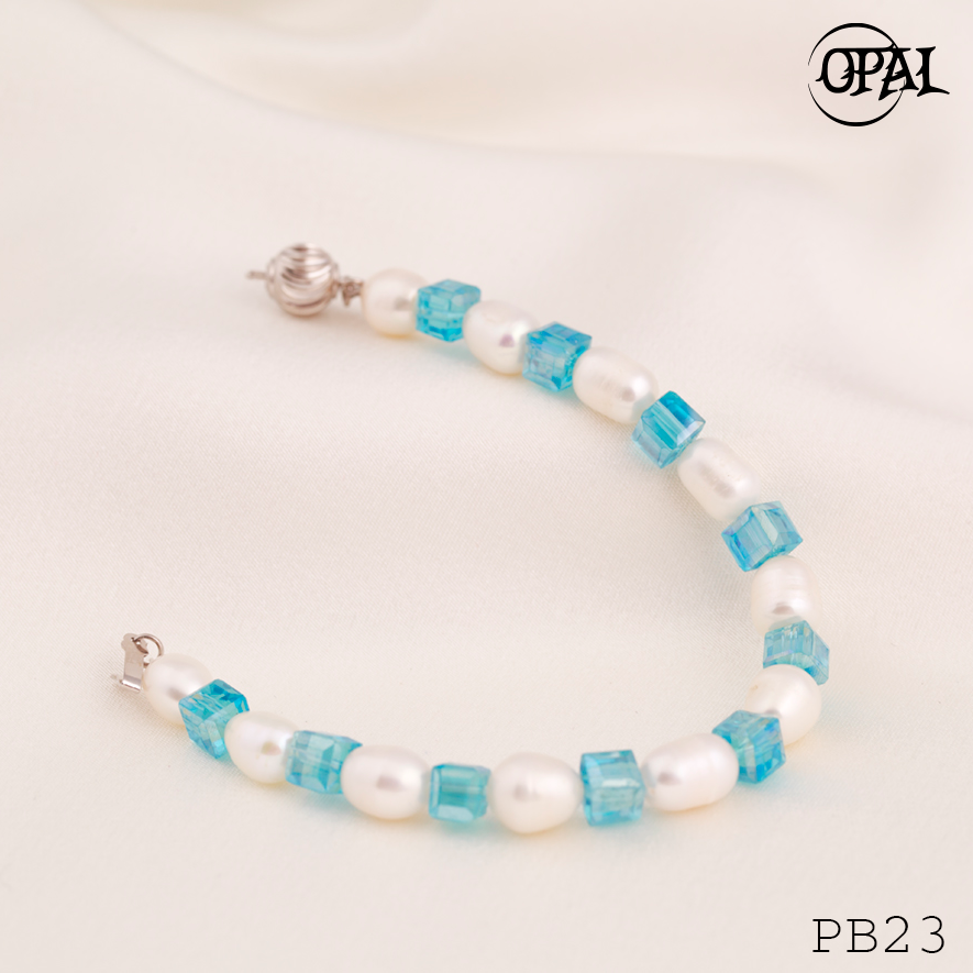 PB23 - Chuỗi vòng tay ngọc trai OPAL