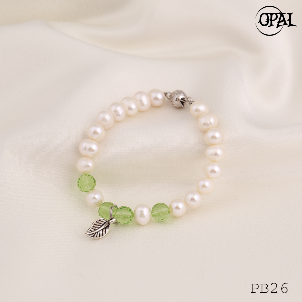 PB26 - Chuỗi vòng tay ngọc trai OPAL