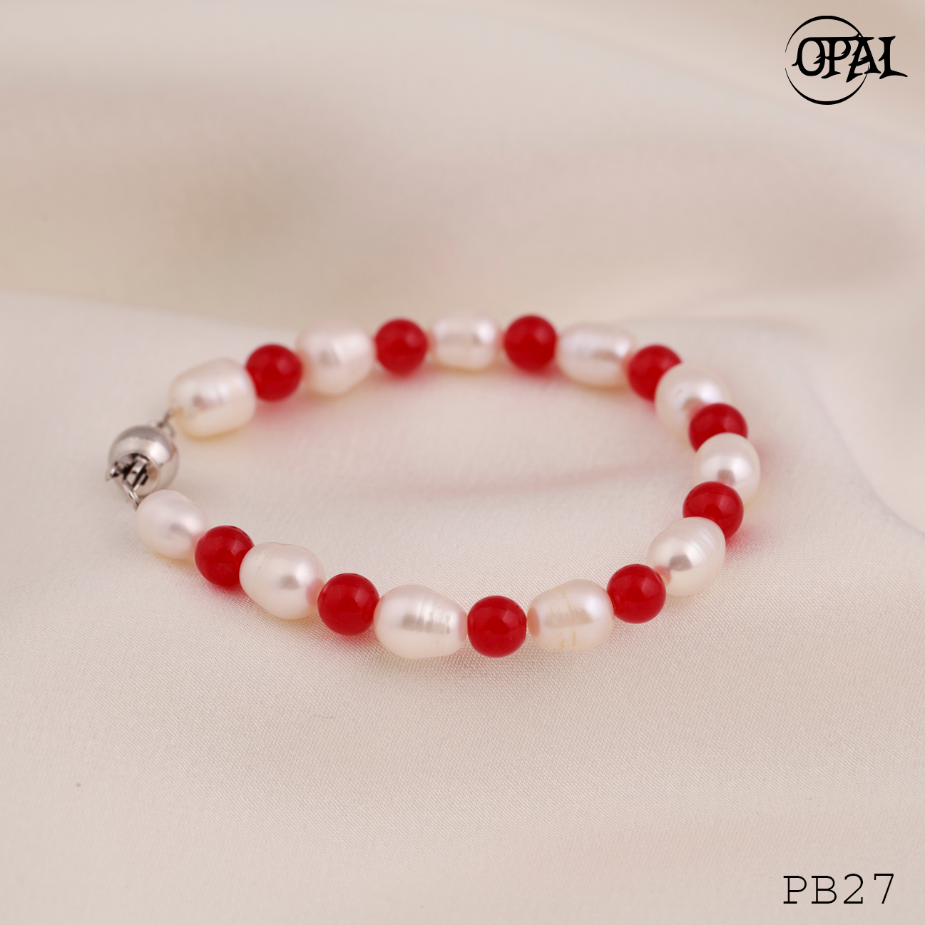PB27 - Chuỗi vòng tay ngọc trai OPAL