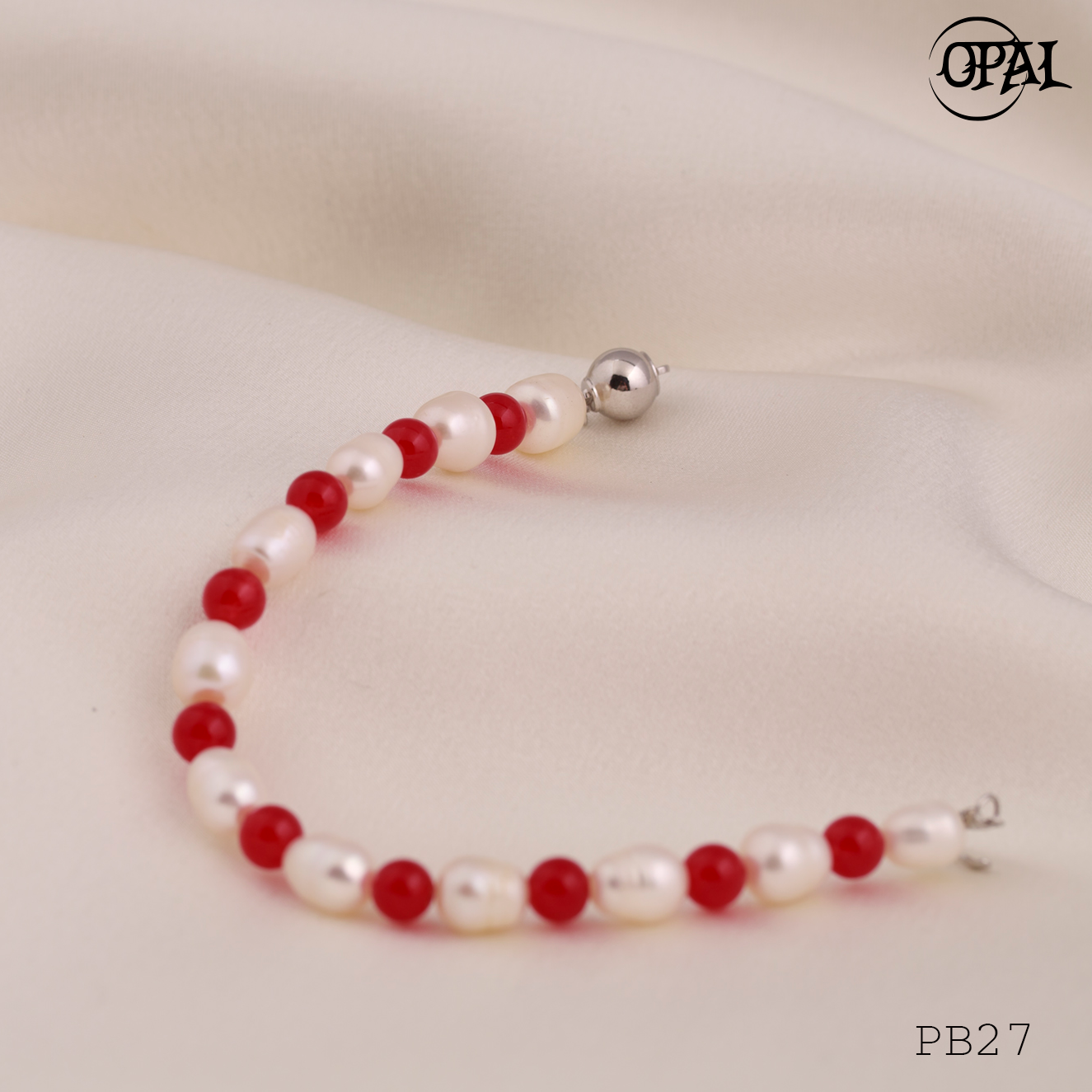 PB27 - Chuỗi vòng tay ngọc trai OPAL
