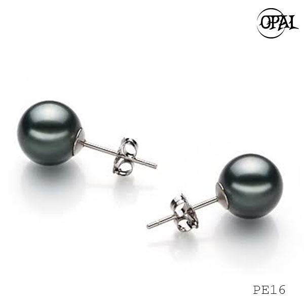 PE16 - Hoa tai bạc đính ngọc trai