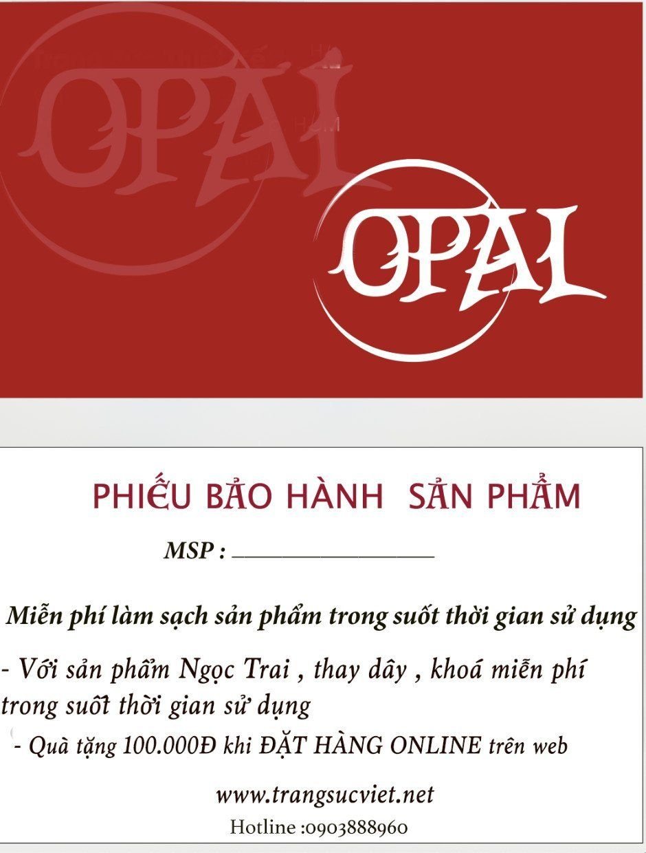 Lắc tay bạc OPAL